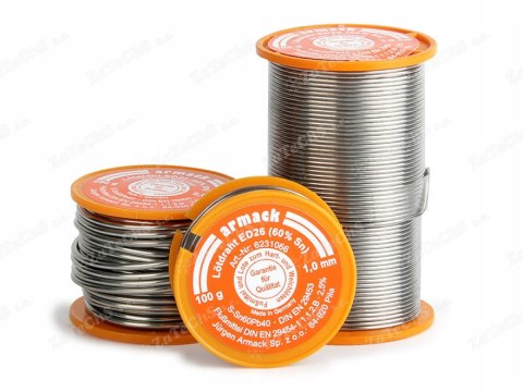 Armack Cyna Elektronik ED26 fi 0,8 mm szpula 100g Armack Cyna Elektronik ED26 fi 0,8 mm szpula 100g