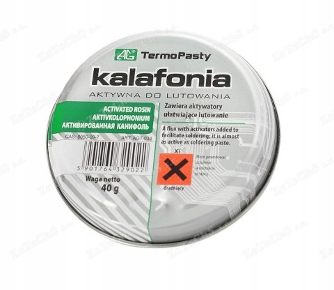 Kalafonia aktywna do lutowania AG TermoPasty 40 g Kalafonia aktywna do lutowania AG TermoPasty 40 g