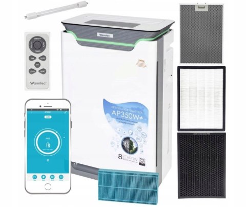Oczyszczacz powietrza Warmtec AP 350W+ Oczyszczacz powietrza Warmtec AP 350W+