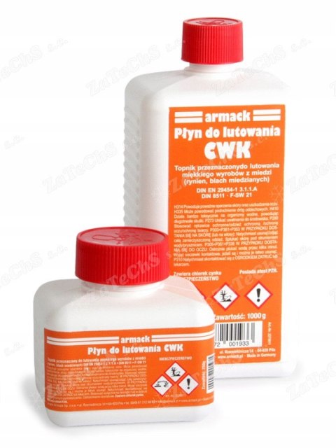 Płyn do lutowania miękkiego CWK 1L ARMACK Płyn do lutowania miękkiego CWK 1L ARMACK
