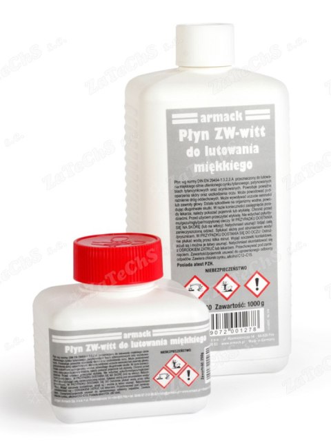 Płyn do lutowania miękkiego ZW-witt 1L ARMACK Płyn do lutowania miękkiego ZW-witt 1L ARMACK