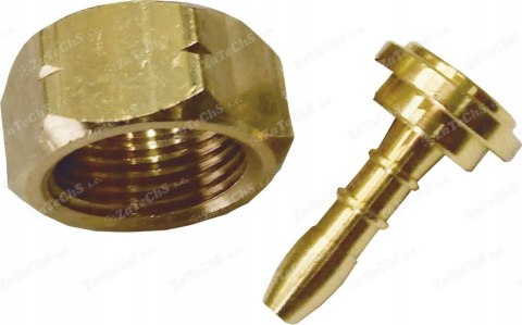 Złączka do węża dwuczęściowa W21,8L x fi 6 mm Złączka do węża dwuczęściowa W21,8L x fi 6 mm