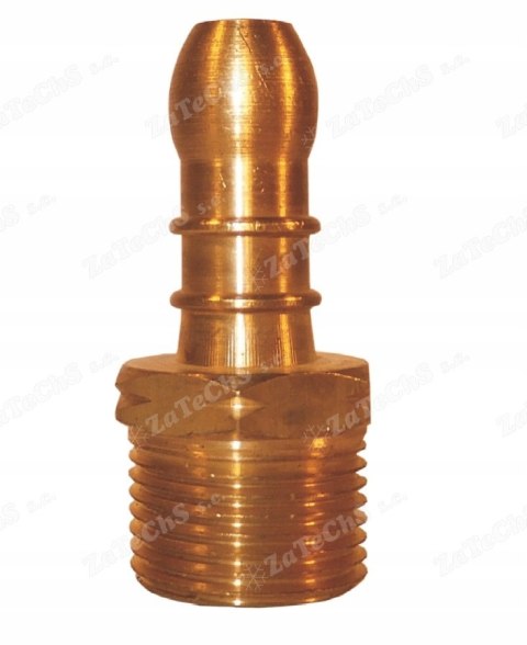Złączka na węża do gazu 3/8 lewy fi 10 mm Złączka na węża do gazu 3/8 lewy fi 10 mm