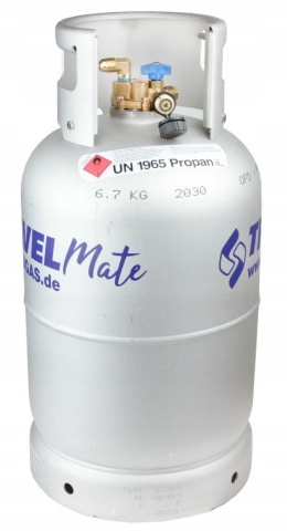 Aluminiowa butla gazowa LPG do tankowania ALUGAS TRAVEL Mate 11kg 25L