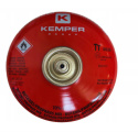 Kemper Kartusz gazowy gwint 7/16" 450g 900 ml PROPAN-BUTAN EN417 1126F46