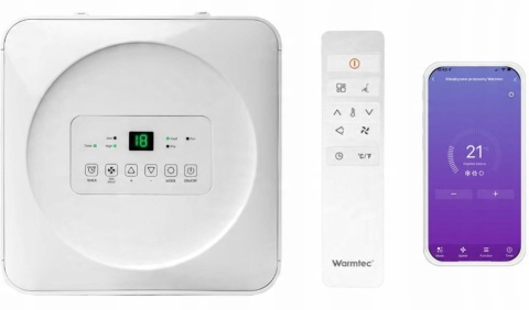 Klimatyzator przenośny z Wi-Fi Warmtec Sotra KP26W 2,6 kW