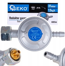 REDUKTOR GEKO DO BUTLI GAZOWEJ PROPAN BUTAN 37MBAR 1,5KG/H