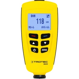 TROTEC BB20 Miernik grubości powłoki lakieru 0-1250µm Stal Aluminium USB