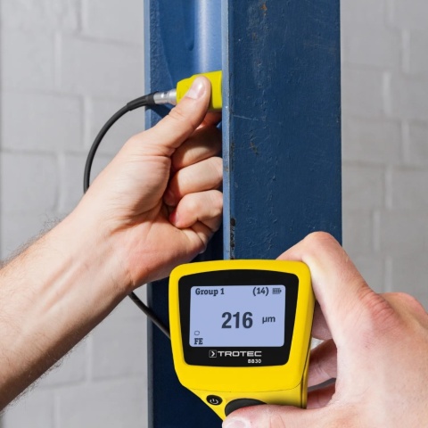 TROTEC BB30 MIERNIK GRUBOŚCI LAKIERU 0-2000µm STAL ALUMINIUM BLUETOOTH