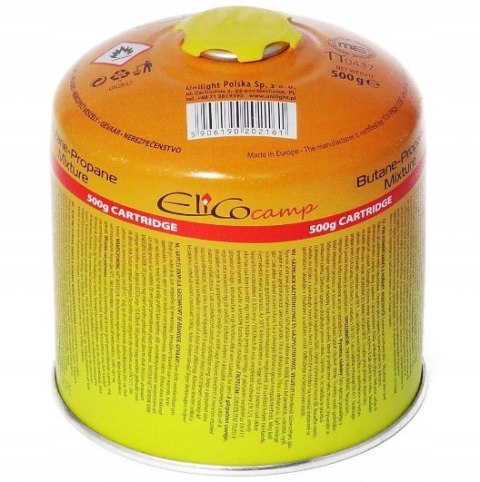 Kartusz Gazowy ElicoCamp 500g Propan - Butan Kartusz Gazowy ElicoCamp 500g Propan - Butan