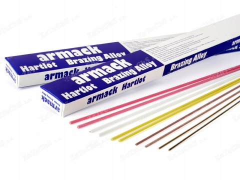 Lut twardy CuZn39Sn 2 mm w otulinie ARMACK 1KG Lut twardy CuZn39Sn 2 mm w otulinie ARMACK 1KG