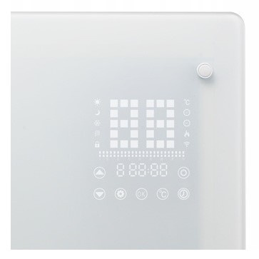 Grzejnik Warmtec EGW-10B 1kW biały z WiFi Grzejnik Warmtec EGW-10B 1kW biały z WiFi