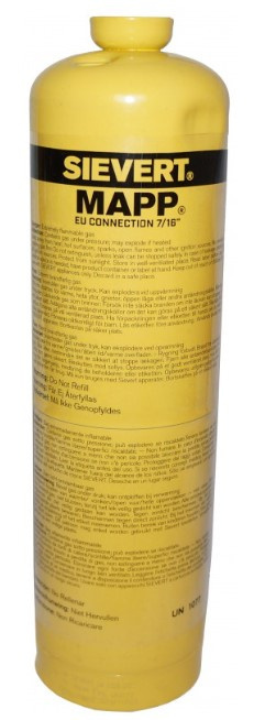 MAPP Gaz Sievert 600ml nabój gas butla MAPP 7/16 MAPP Gaz Sievert 600ml nabój gas butla MAPP 7/16