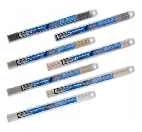 Kemper lut twardy mosiężny 40% srebra - 250mm x 1,5mm 6szt. Kemper lut twardy mosiężny 40% srebra - 250mm x 1,5mm 6szt.