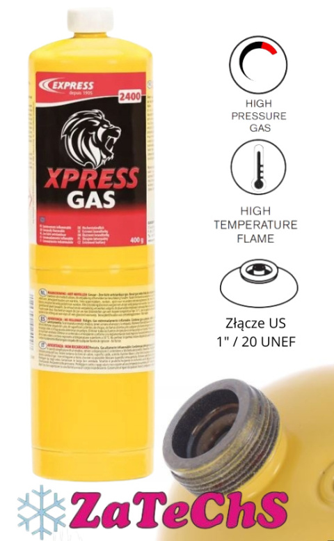 MAPP GAS EXPRESS GAZ 1 '' Butla 400g MAPP GAS EXPRESS GAZ 1 '' Butla 400g